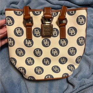 Dooney & Bourke Tan and Brown Tote